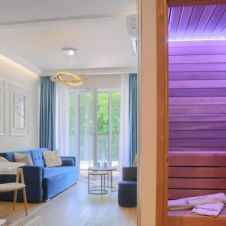 Apartmán Blue Z Sauna Blisko Plazy - Ustronie Nadmorski Luksus Ustronie Morskie
