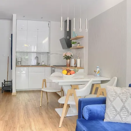 Blue Z Sauna Blisko Plazy - Ustronie Nadmorski Luksus Apartmán *
