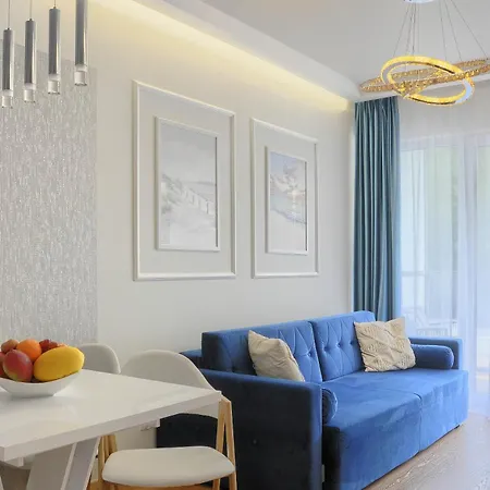 Blue Z Sauna Blisko Plazy - Ustronie Nadmorski Luksus Apartmán *