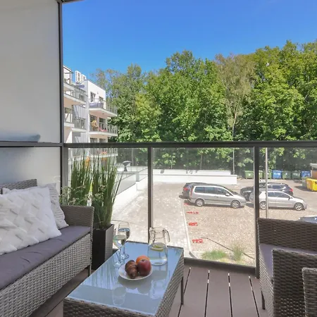 Blue Z Sauna Blisko Plazy - Ustronie Nadmorski Luksus Apartmán