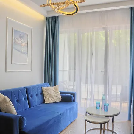 Blue Z Sauna Blisko Plazy - Ustronie Nadmorski Luksus Apartmán Ustronie Morskie
