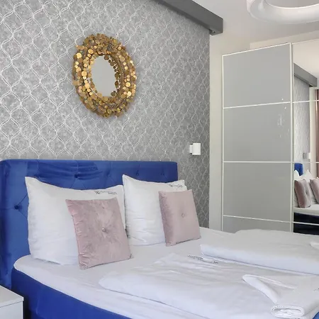 Blue Z Sauna Blisko Plazy - Ustronie Nadmorski Luksus Apartmán