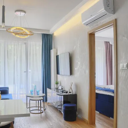 Blue Z Sauna Blisko Plazy - Ustronie Nadmorski Luksus Apartmán Ustronie Morskie