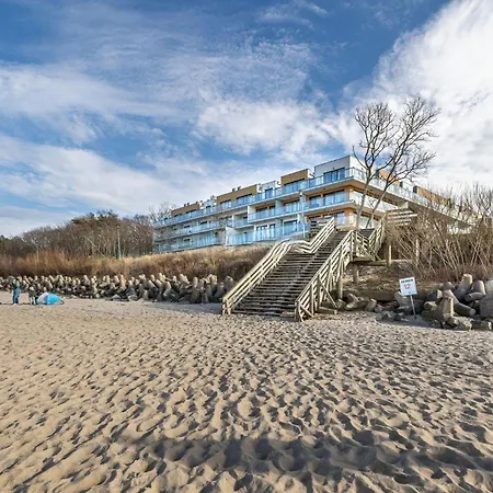 Blue Z Sauna Blisko Plazy - Ustronie Nadmorski Luksus Apartmán